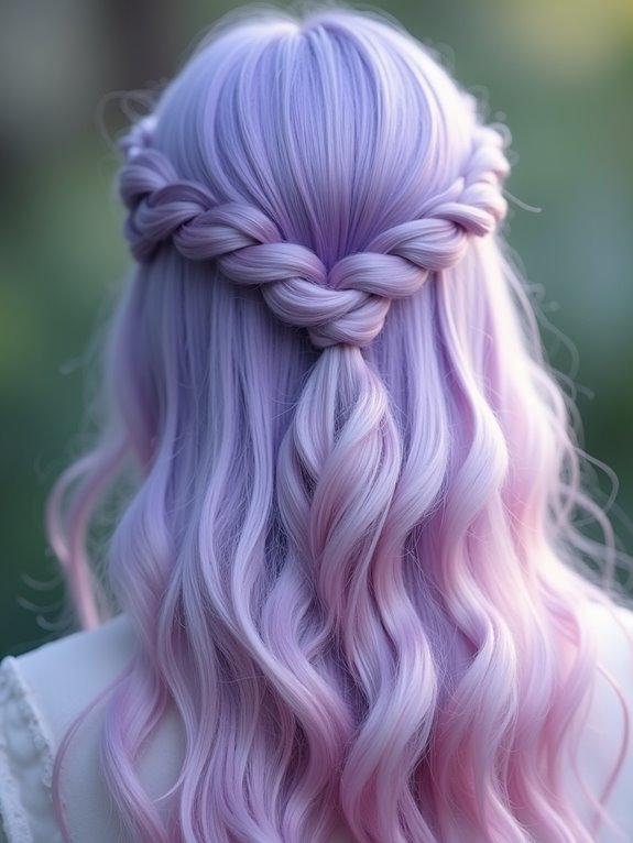 pastel purple color combinations