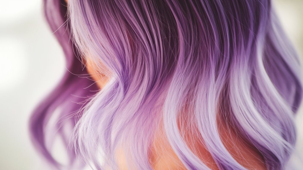 soft gradient purple hues